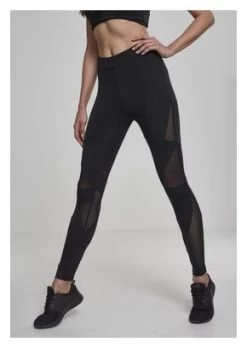 URBAN CLASSICS Legging Avec Empi?cement Triangle En Mesh