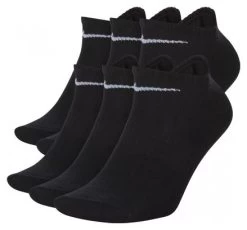 Chaussettes (x6) Nike Everyday Lightweight No-Show Noir Unisex