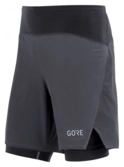 Short 2-en-1 Gore Wear R7 Noir