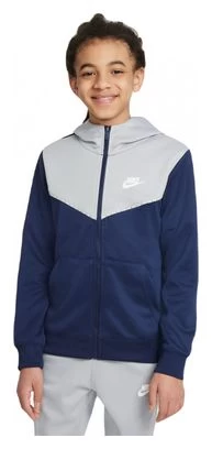 Veste Enfant Nike Sportswear Repeat Bleu Gris