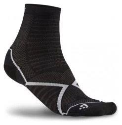 Chaussettes Craft Run Warm Noir Blanc Unisex
