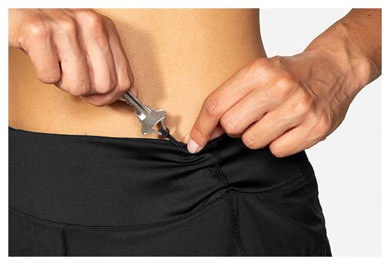 Short Brooks Chaser 5'' Noir Femme – Image 6