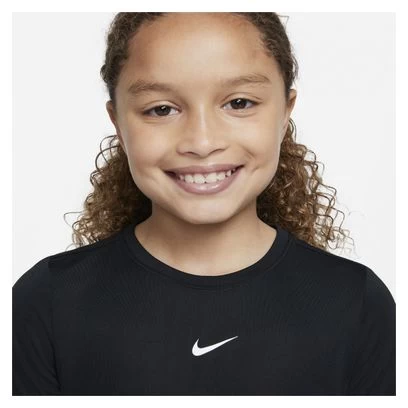 Maillot Manches Courtes Nike Dri-Fit One Noir Fille – Image 3