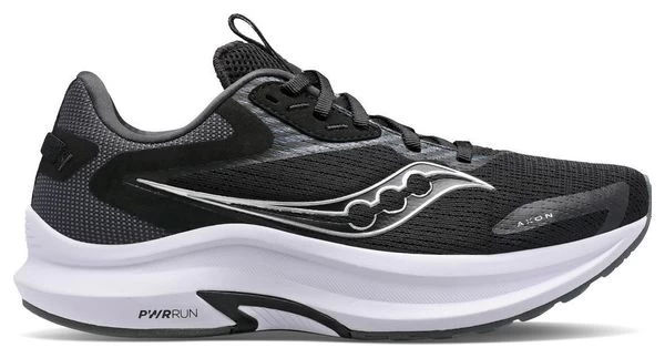 Chaussures Running Saucony Axon 2 Noir Blanc Femme